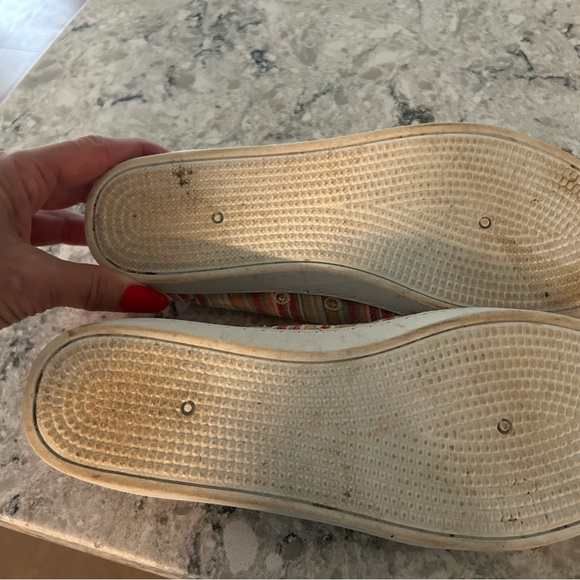Gently Used Striped Slip-on Flats - Picture 6 of 6